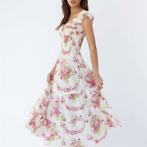 CB Positano Floral Maxi Dress one size fit all